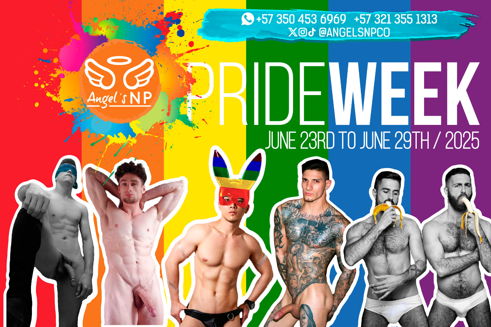 ☆ 23 al 29 de Junio 2025 ☆ 😇 🏳️🌈 PRIDE WEEK 🏳️🌈🍑🍆💦 😇 ☆ 23 al 29 de Junio 2025 ☆ 😇 🏳️🌈 PRIDE WEEK 🏳️🌈🍑🍆💦 😇
