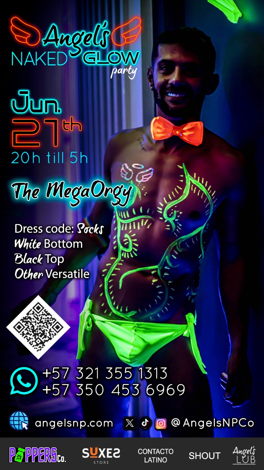 ☆ 21/06 SÁBADO ☆ 😇 GLOW MEGAORGY🌈🎨👨🏼🎨🍑🍆💦💦 😇 ☆ 21/06 SÁBADO ☆ 😇 GLOW MEGAORGY🌈🎨👨🏼🎨🍑🍆💦💦 😇