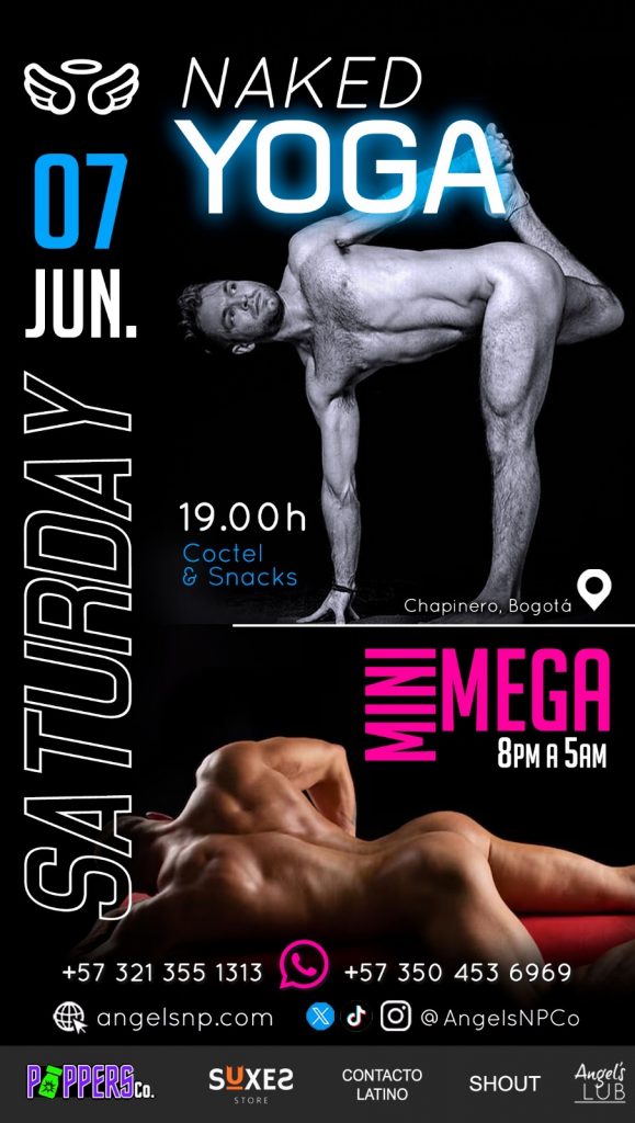 Flyer Naked Yoga Minimega Junio 2025