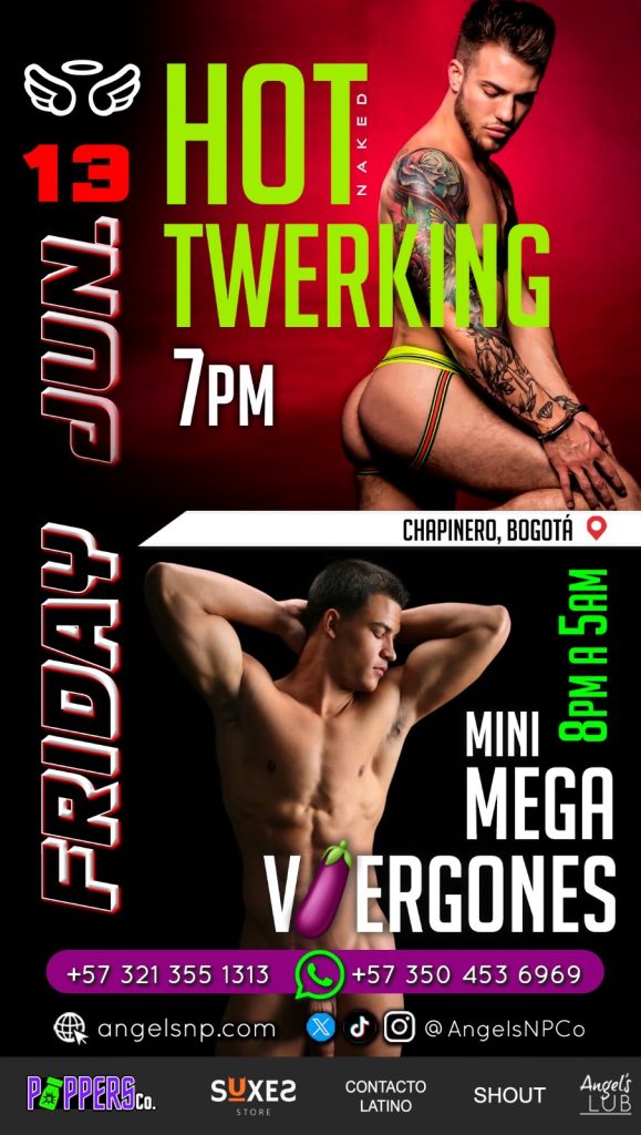 Flyer Hot Twerking Viergones Minimega Junio