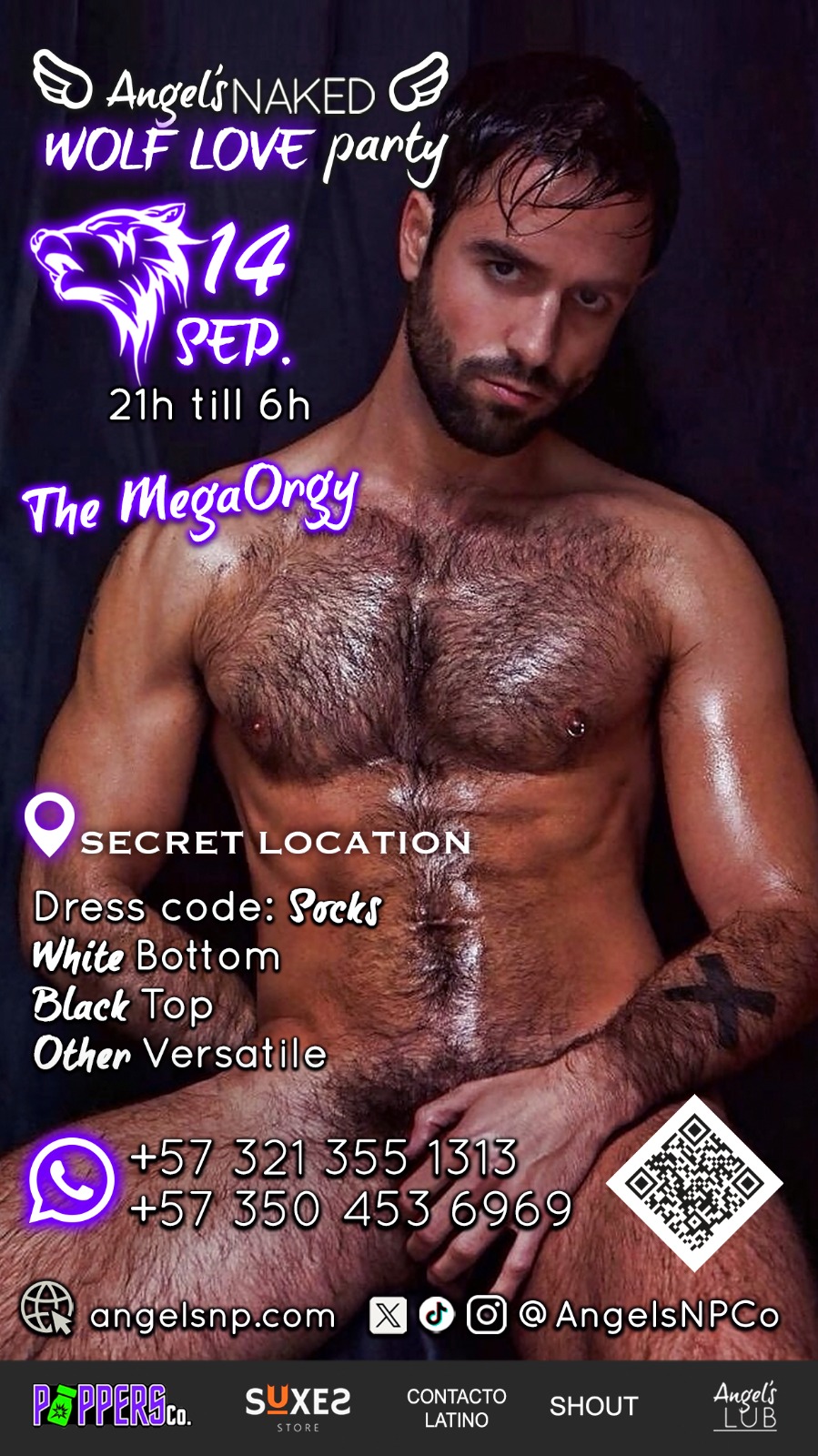 ☆ 14/09 SÁBADO ☆ 😇 WOLF LOVE MEGAORGY 🐺❤️🍑🍆💦💦😇