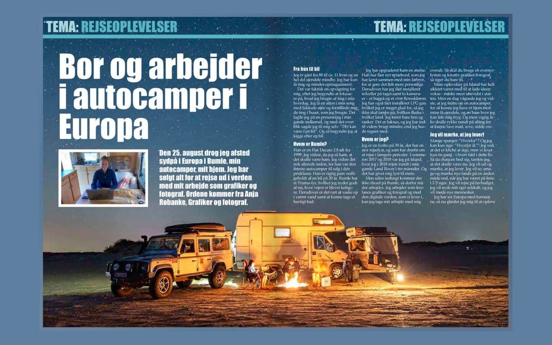Min første artikel i Campingbladet.dk