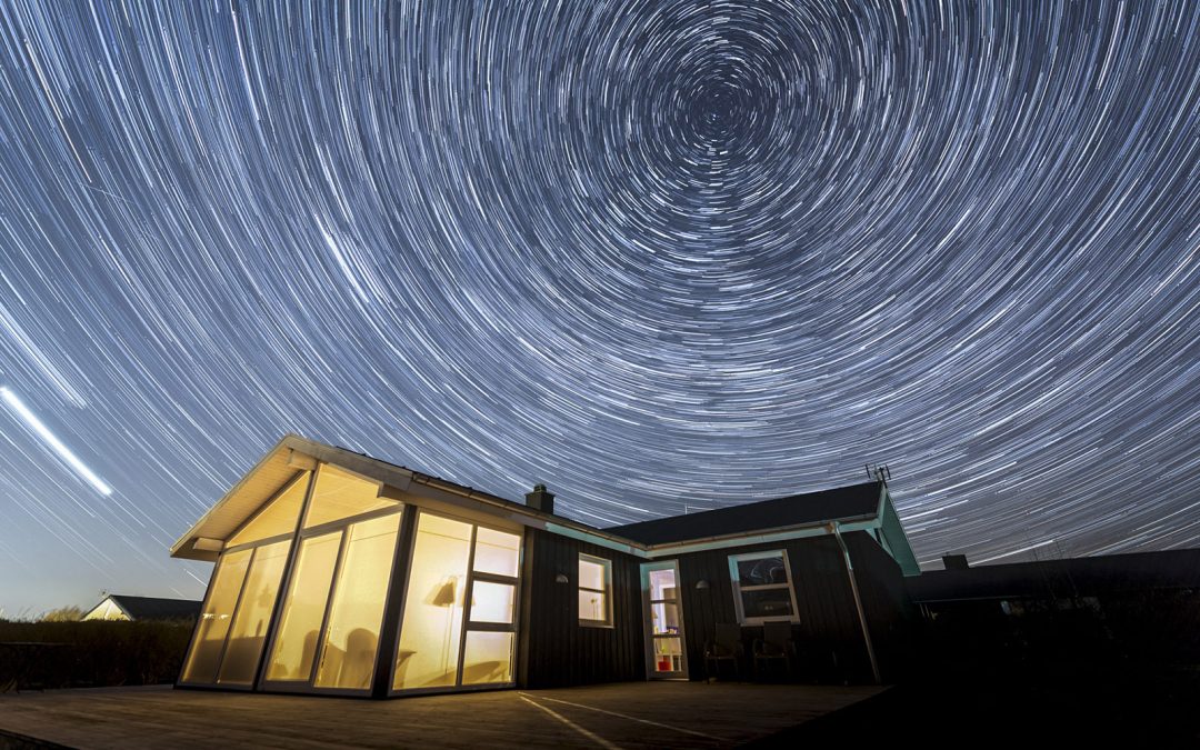 Star trails… jorden drejer…
