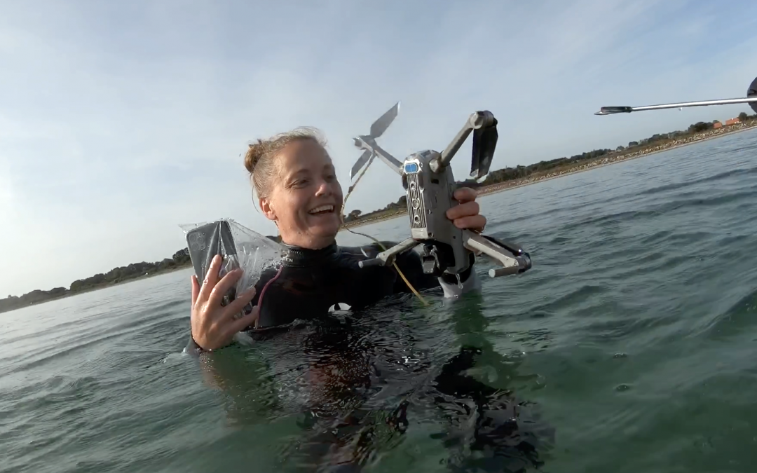 My drone crashed into the sea!