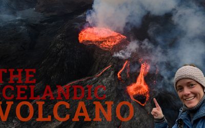 Volcano experiences – the drone was in the air!