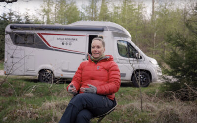GNIST: Anja lever i sin autocamper – og har sin egen virksomhed!