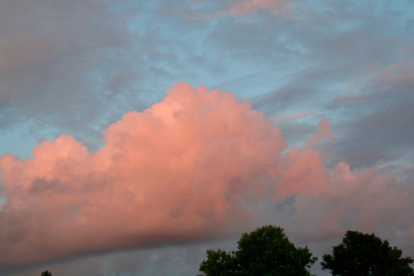 Aftenhimmel over Fjellerup