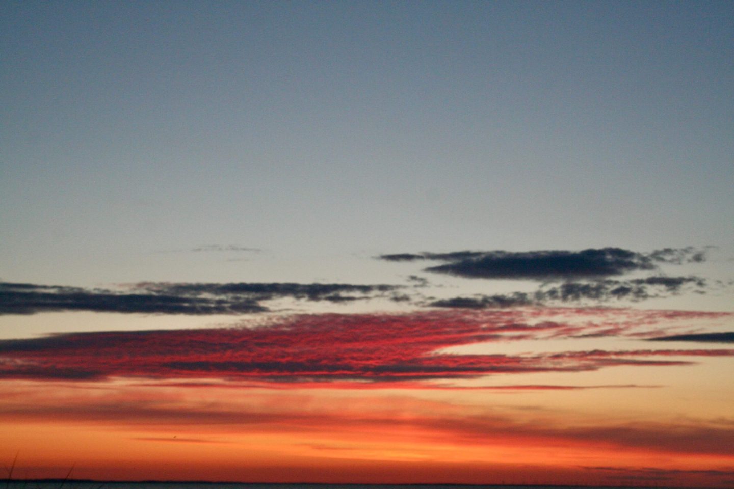 Aftenhimmel over Fjellerup