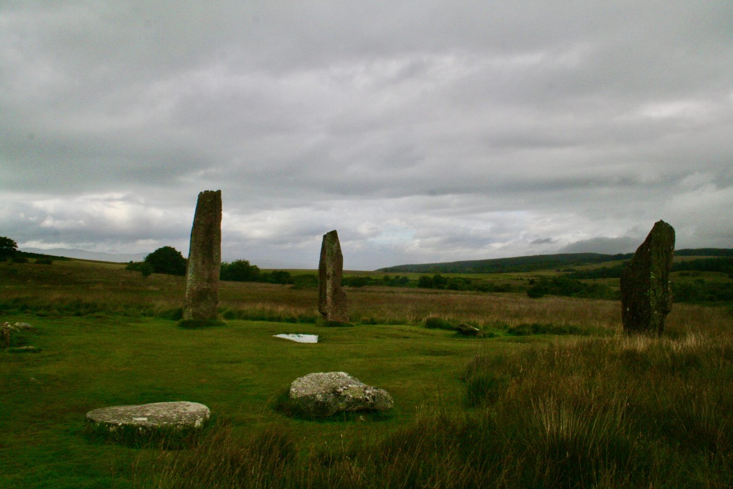 Standing Stones på Isle of Arran i Skotland.