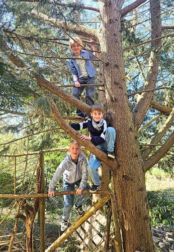 tuin in beweging kinderen buiten natuur