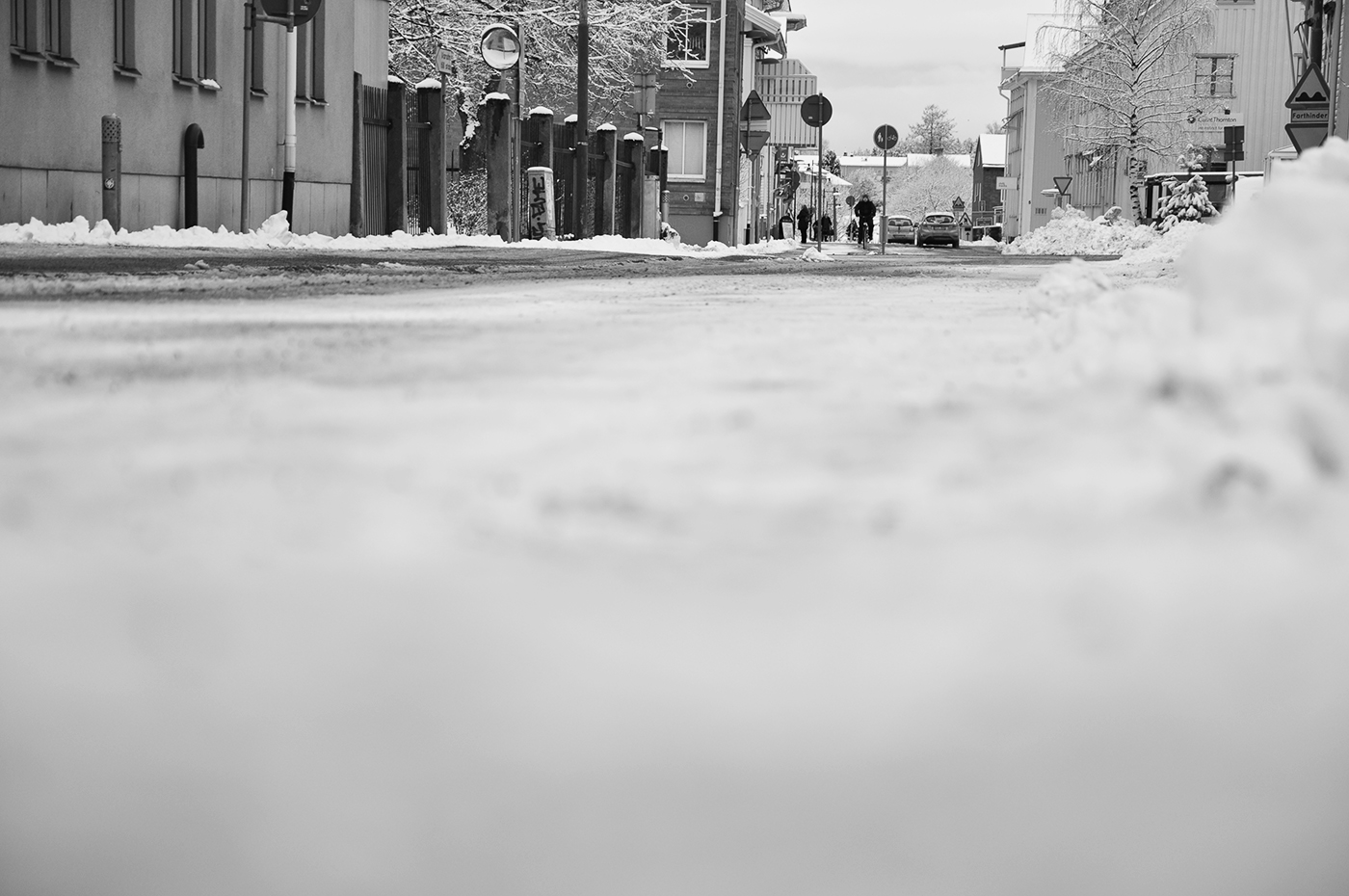 Umeå, schwarz-weiß, Foto, Anna Gabriele