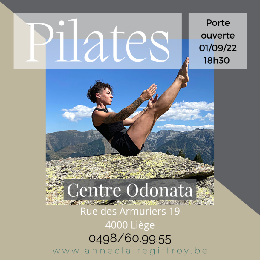 Cours de Pilates à Liège : Porte ouverte jeudi 01 septembre à 18H30