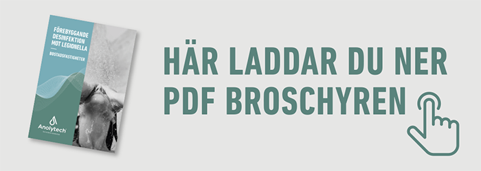 Ladda ner PDF om hur du kan förhindra legionella i bostadshus