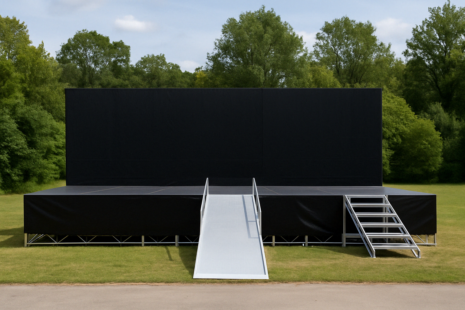 Loading dock – mobil rampe til lastning og aflæsning ved events og festivaler