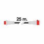 El-kabel 63A/400V Rød CEE – 25 meter