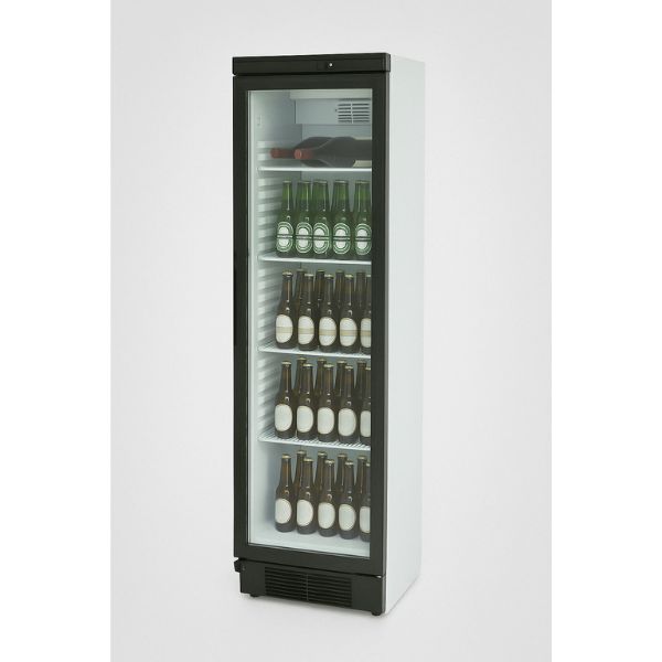 Køleskab med glaslåge til kolde drikkevarer – festudlejning Fyn