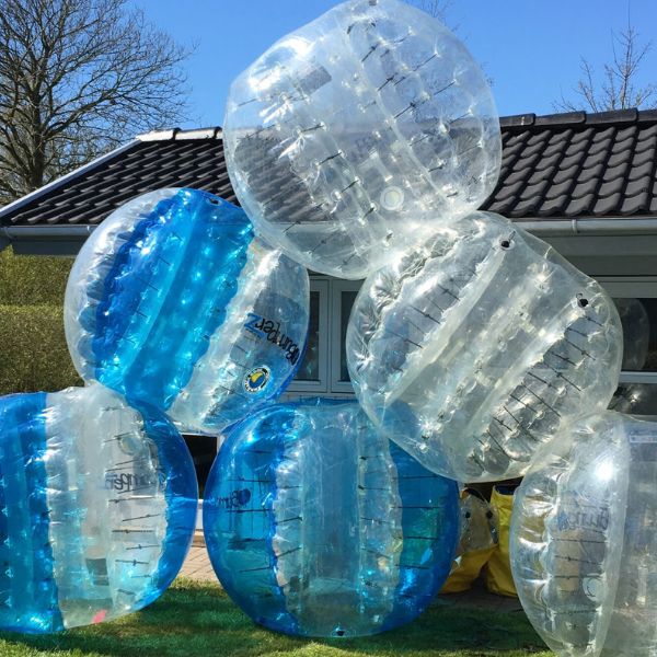 Oppustelige bumper balls til udlejning på Fyn fra Anthonys Festudlejning – sjov aktivitet til events