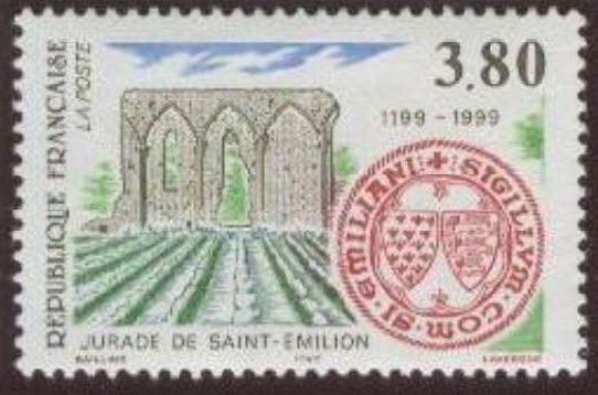 De Jurade de Saint-Émilion 1199-1999, en het gebruikte zegel