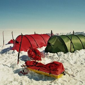 Two tents at the icecap - Greenland