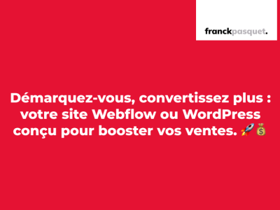 Augmentez vos conversions avec un site centré sur l'utilisateur et optimisé pour les ventes 💻📈