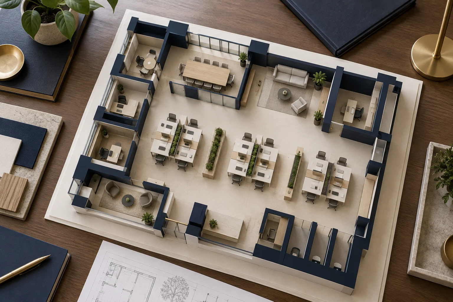 Building AI Operating Models: From Strategy to Execution — conceptual editorial photograph