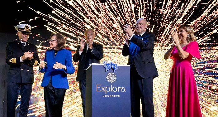 EXPLORA JOURNEYS, A NEW YORK LA NAMING CEREMONY DI EXPLORA I