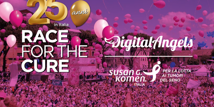 Komen Italia rinnova la collaborazione con Digital Angels per Race for the Cure
