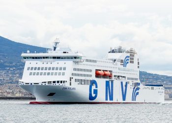 GNV Polaris è arrivata oggi in Italia al Porto di Napoli