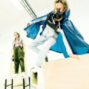 Vanja Godée & Jesper Arin / De trasiga superhjältarnas bok / Photo: Peter Lloyd