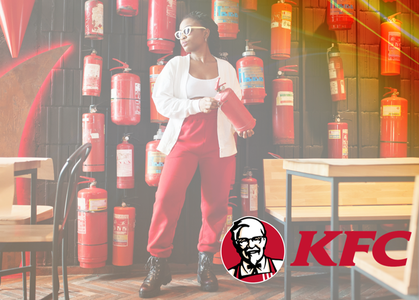 kfc fire