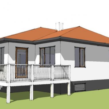 Stilskifte, facaderenovering og køkkenombygning i bungalow - Arkinaut Aps 02