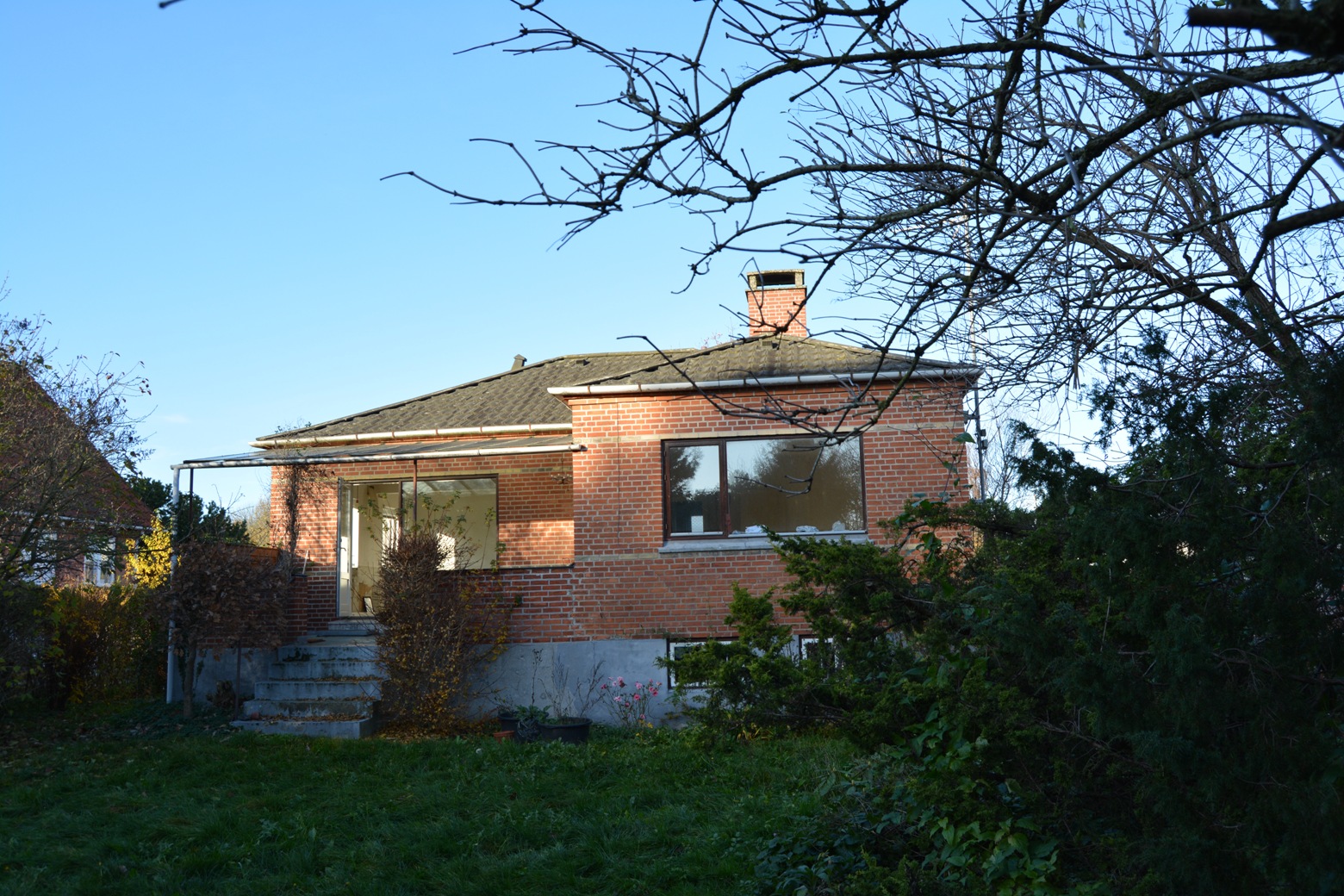 Bungalow før