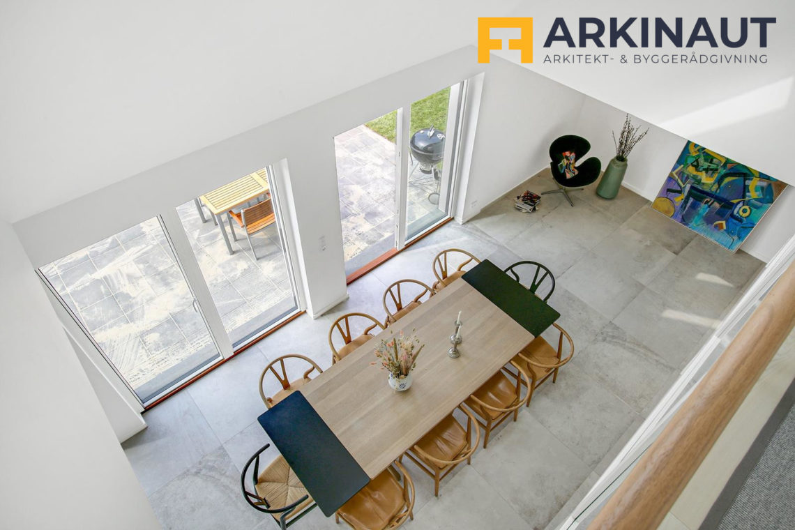 Ny førstesal med dobbelthøjt rum - Arkinaut Arkitekt- og byggerådgivning ApS 6
