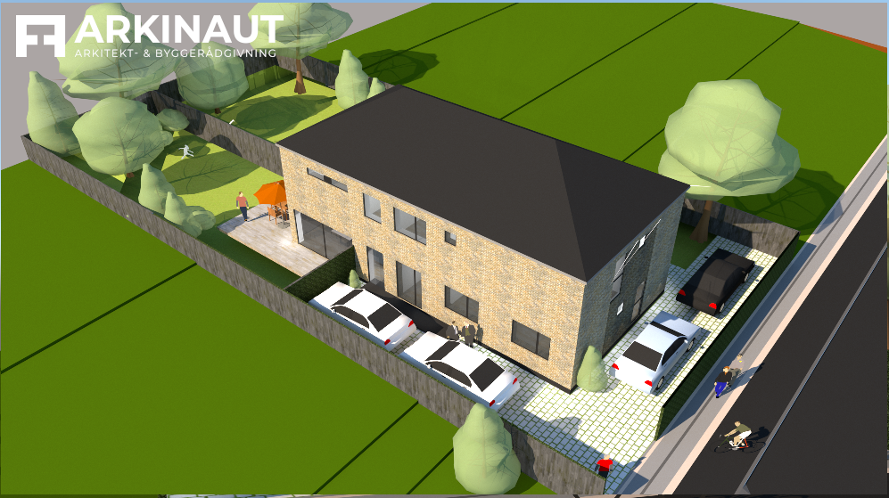 Nyt tofamiliehus - Arkinaut Arkitekt- og byggerådgivning ApS 2