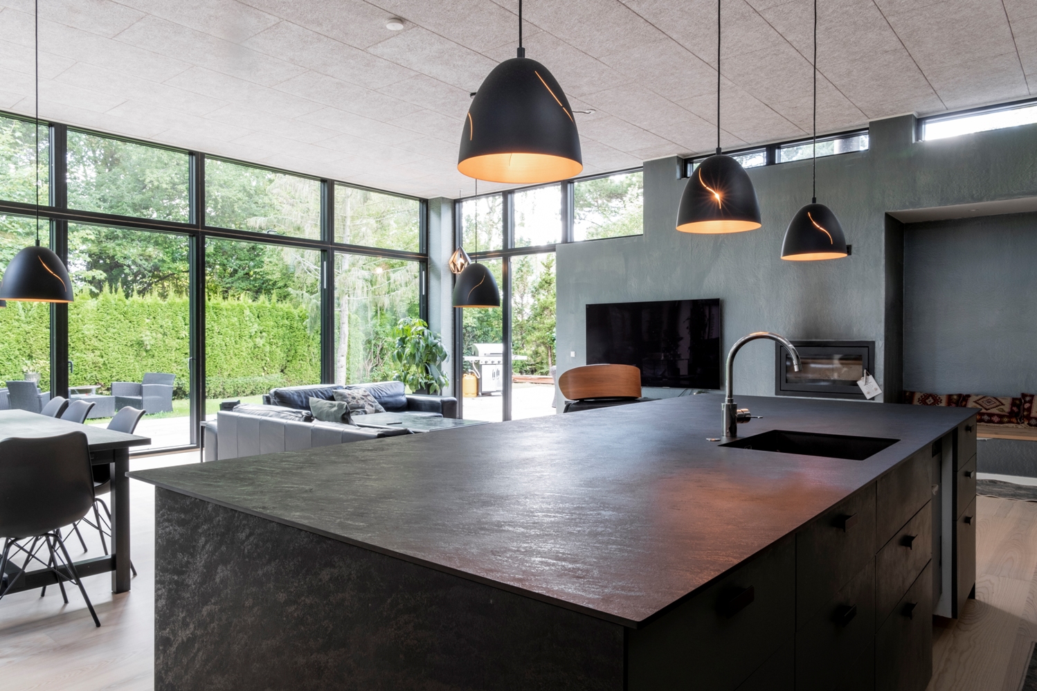 Tilbygning med stort centralrum - Arkinaut Arkitekter Aps 2