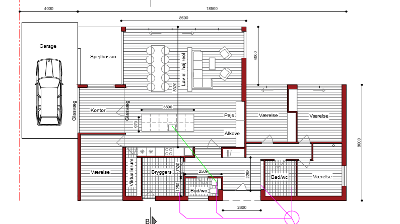 Tilbygning med centralt run - Arkinaut Arkitekter ApS 9