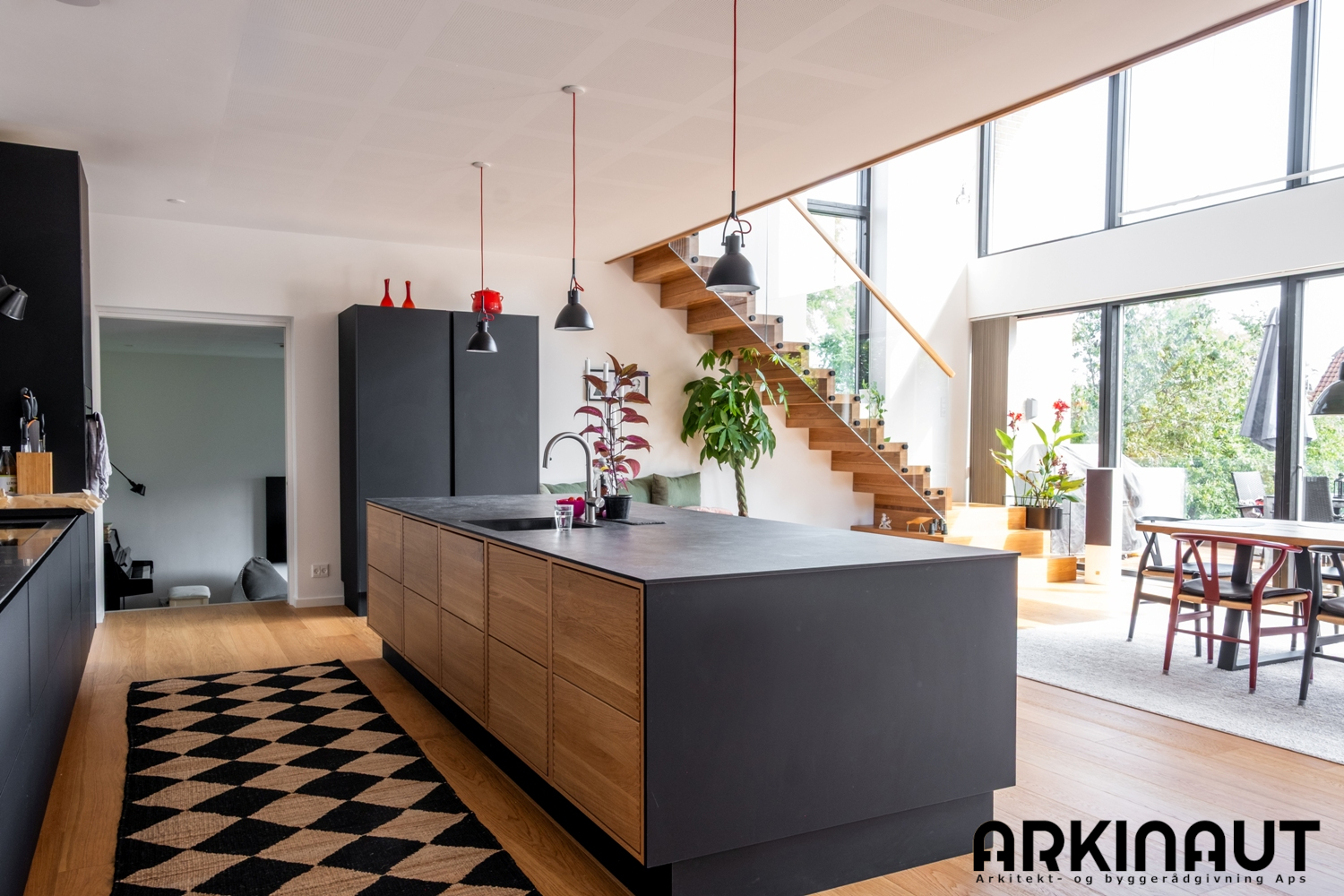 Om- og tilbygning i funkisstil med røde mursten - Arkinaut arkitekt- og byggerådgivning Aps 17