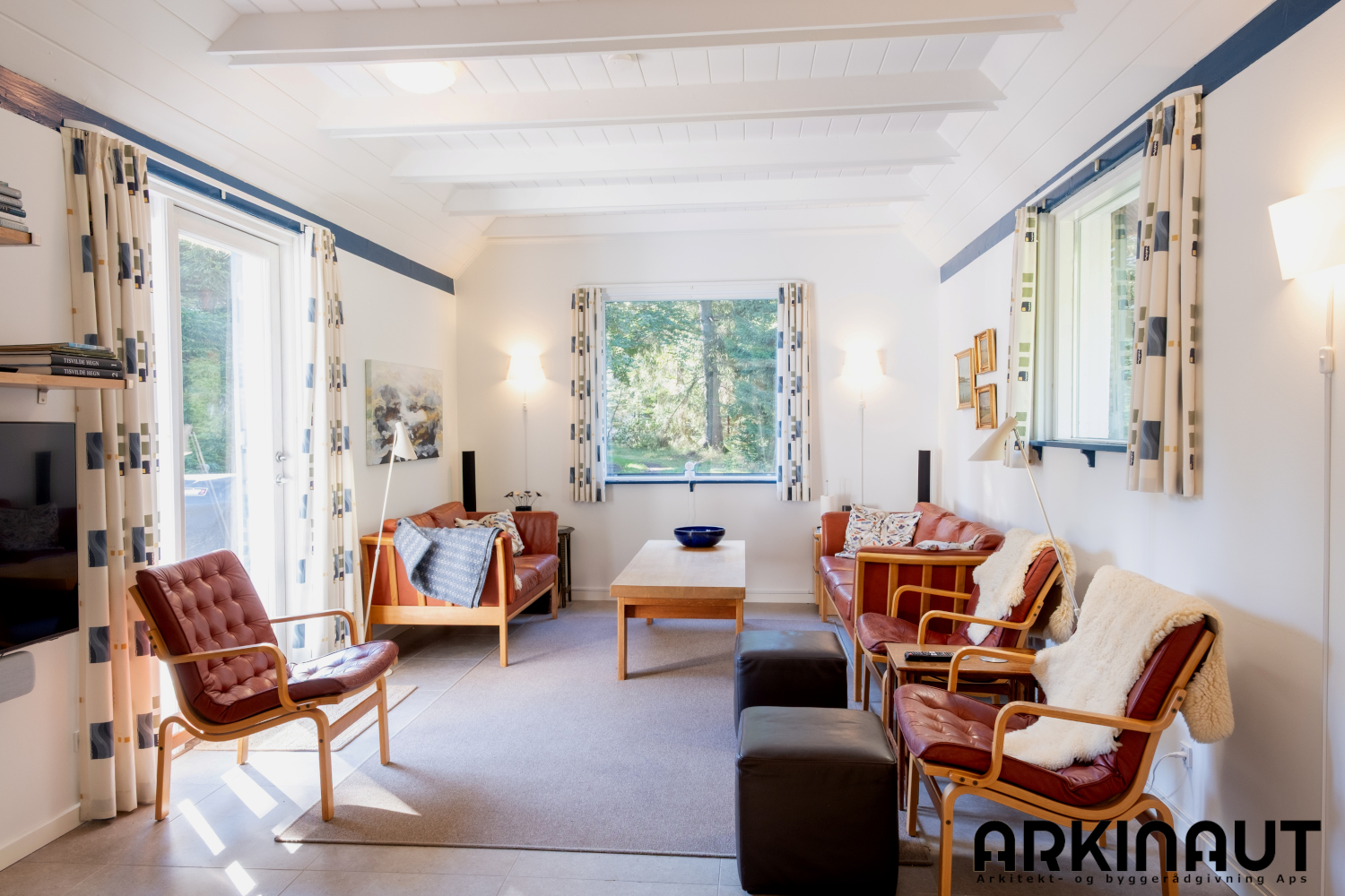 Tilbygning til sommerhus med stråtag - Arkinaut Arkitekter aps 5