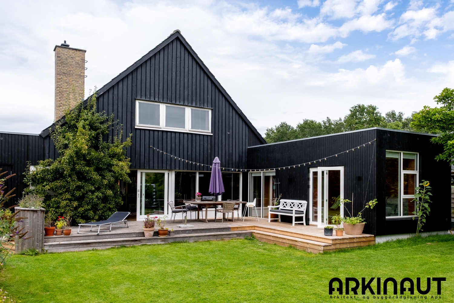 To tilbygninger i sort træbeklædning, superwood - Arkinaut Arkitekt- og byggerådgivning aps 5