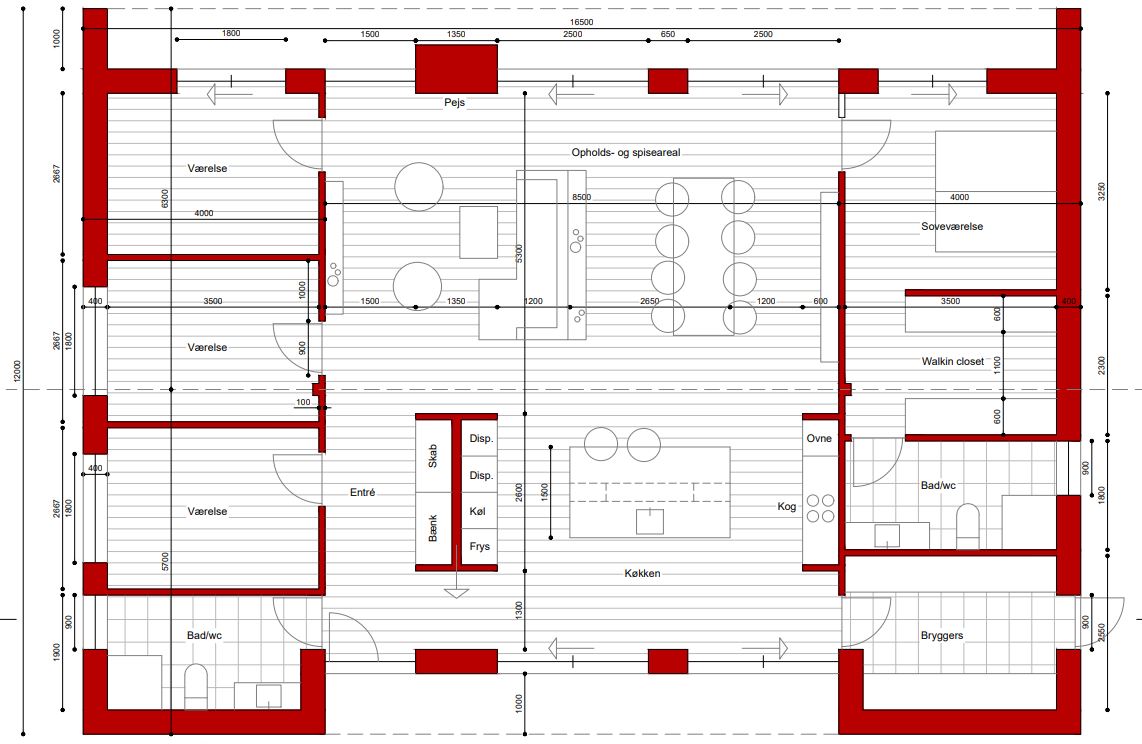 Funktionel etplans arkitekttegnet enfamiliehus - Arkinaut Arkitekt- og byggerådgivning ApS 3