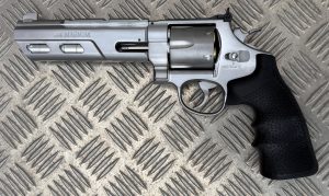 Softair revolver, kulsyredrevet Smith & Wesson competition .44 magnum, venstre side
