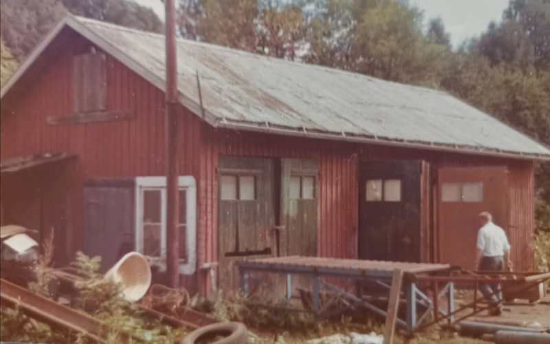 AS BULL, The old forge at Skui, ran by the Stensrud family who processed steel gratings for AS BULL until 1974