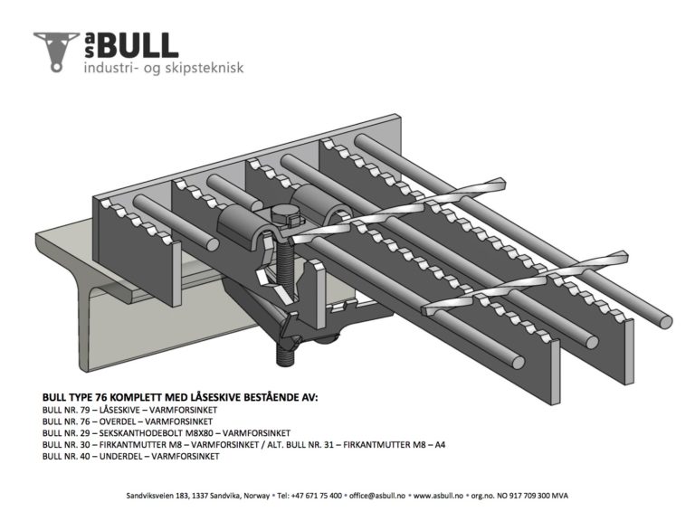 AS BULL Fixing Material Type 76 Complete