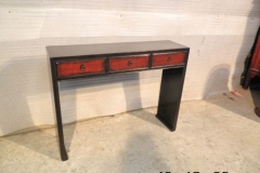 altarside tables red black lacquered side table