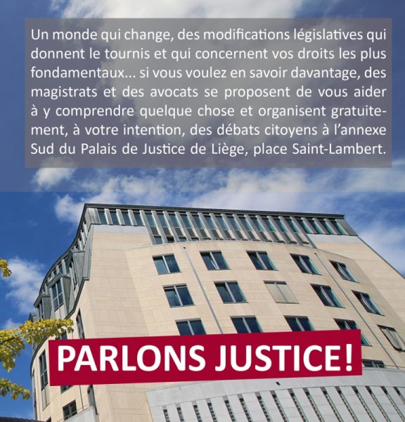 Parlons Justice-Liège ASM-Parlons Justice à Liège