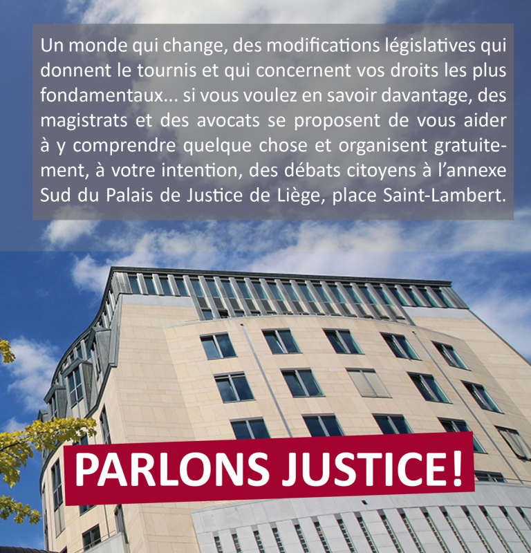 Parlons Justice-Liège ASM-Parlons Justice à Liège