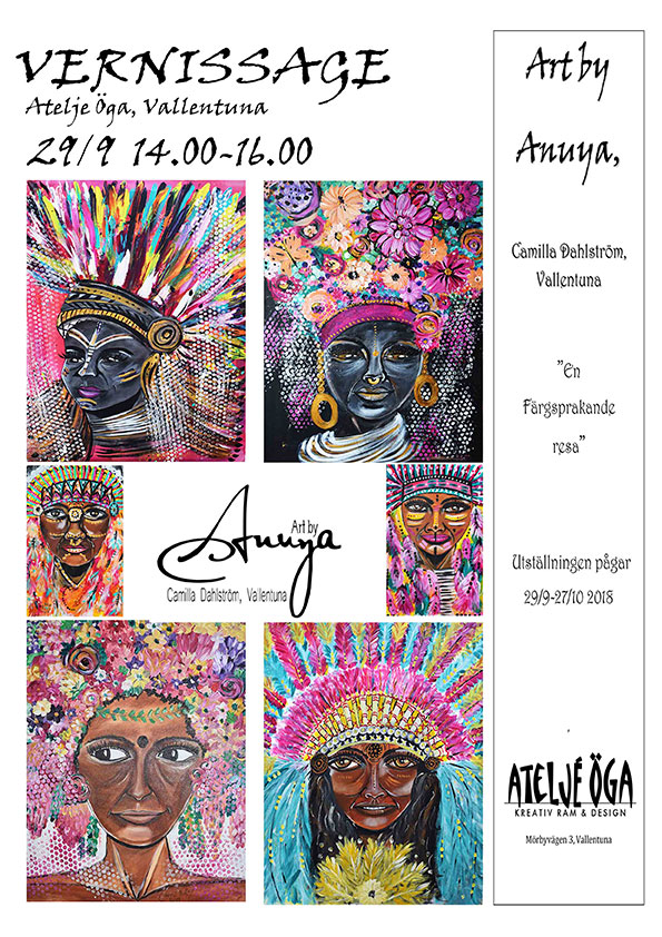 Art by Anuya – oktober månads utställning!