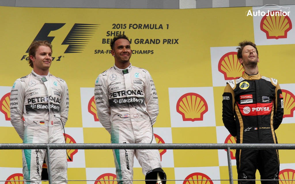 F1 Spa Belgium Podium