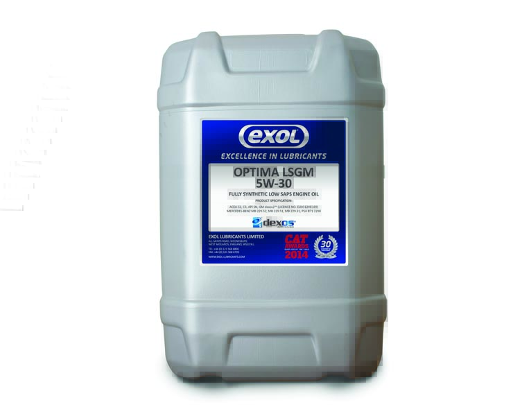 dexos2 approved oil from Exol Lubricants