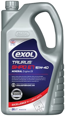 By popular demand! Exol’s 15W-40 now available in 5-litres​